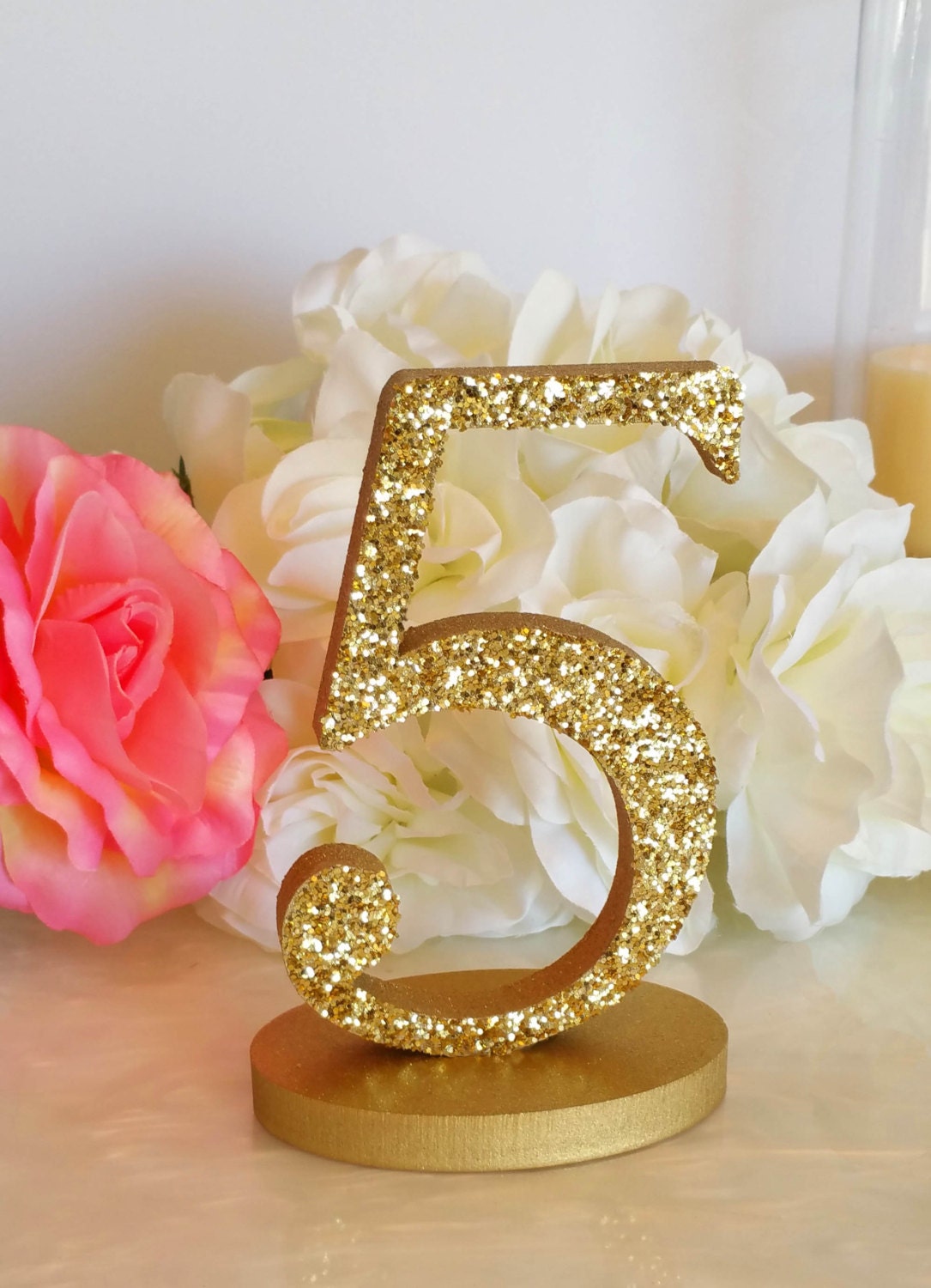 Table Numbers Event Decor Wedding Decor Solid or Glitter