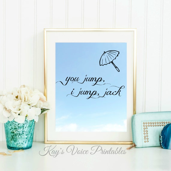 Gilmore Girls You Jump I Jump Jack Quote by KaysVoicePrintables