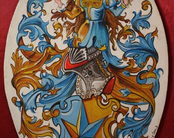 Picture with coat of arms PICTURE COAT of ARMS