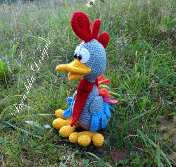 Amigurumi Crochet rooster doll Chickens toy cock crochet toy