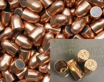 230 gr 45 ACP Large Primer Brass and FMJ Bullet Combo - Cleaned & Polished - 250 Count Available - Reloading or Craft