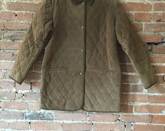 Vintage Quilted Leather Riding Jacket