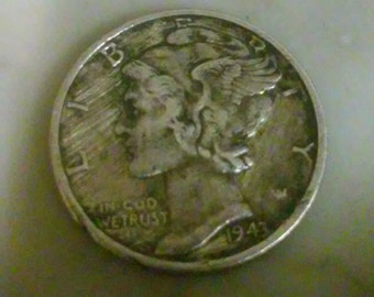 1942 over 41 mercury dime