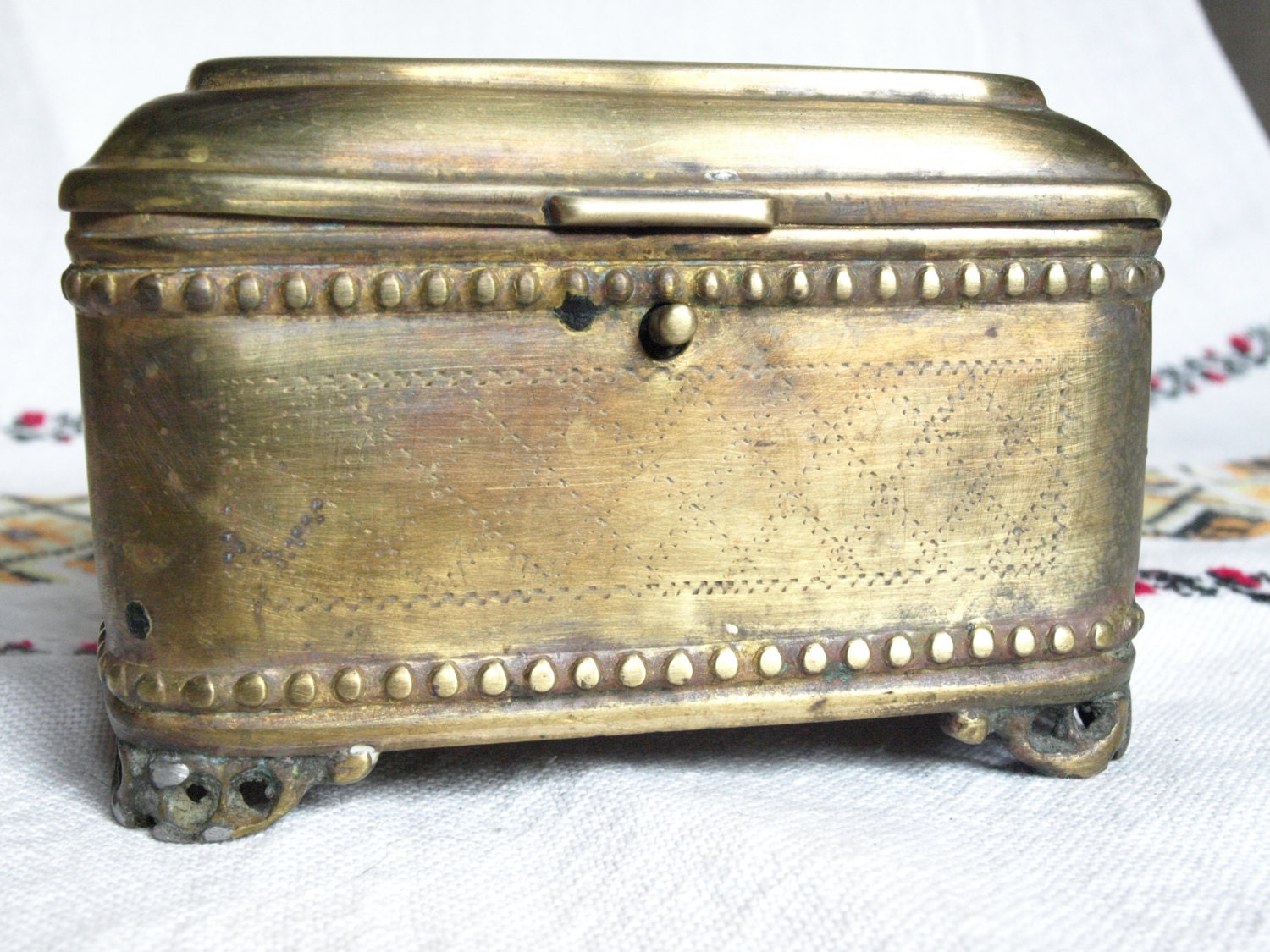Antique brass box Vintage jewelry boxes for women Gift boxes