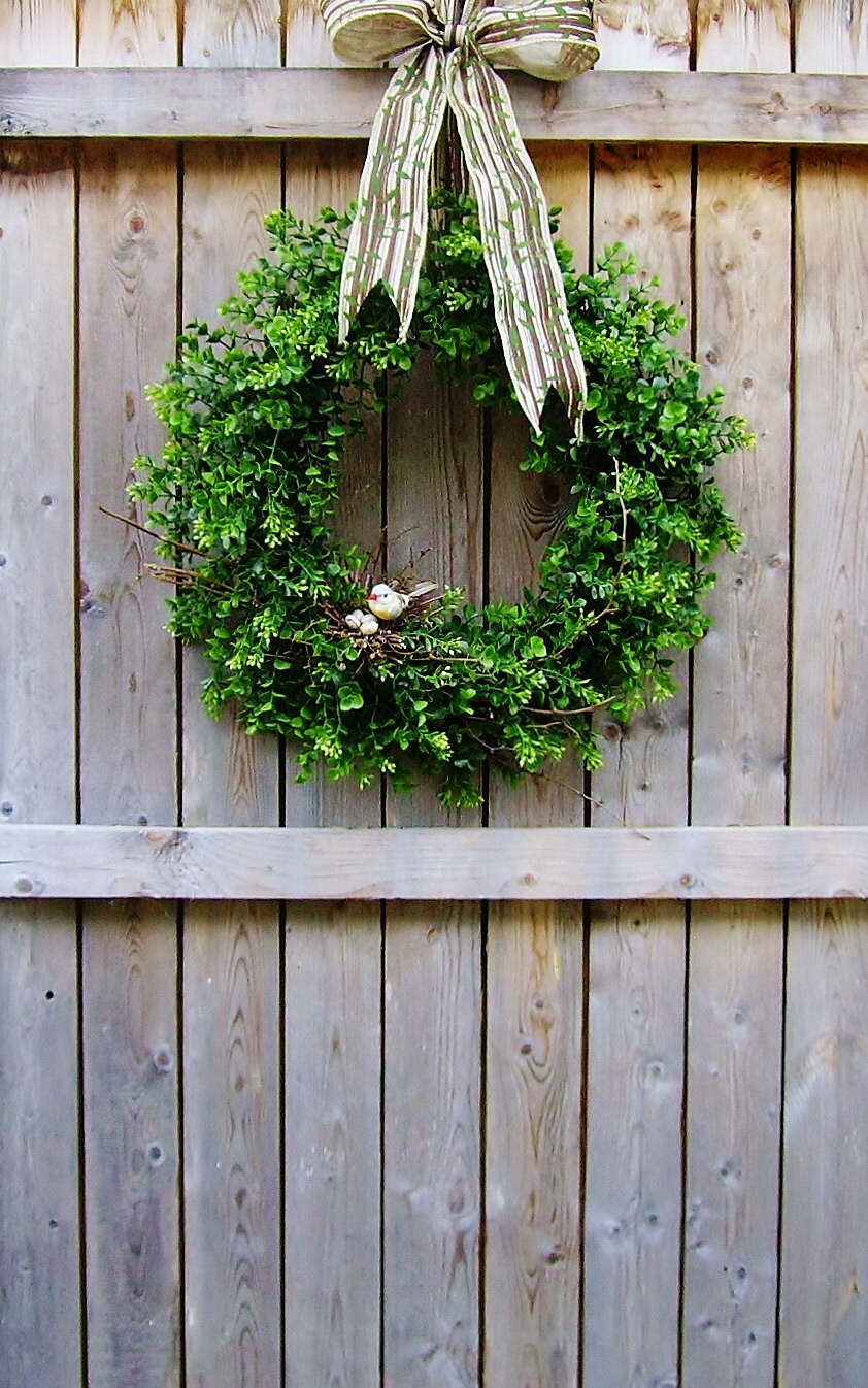 Boxwood Front Door Wreath Minimalist Boxwood Wreath Greenery
