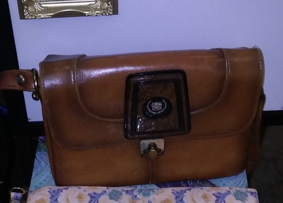 Chestnut colored Cadillac purse by Royalpeacockdesign on Etsy