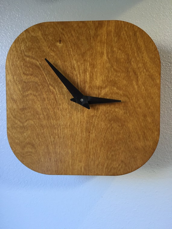 Modern Wood Wall Clock Box Clock Christmas Present