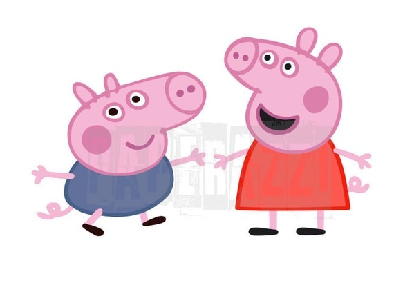 Download Items similar to Peppa Pig & George Pig FCM cutting files ...