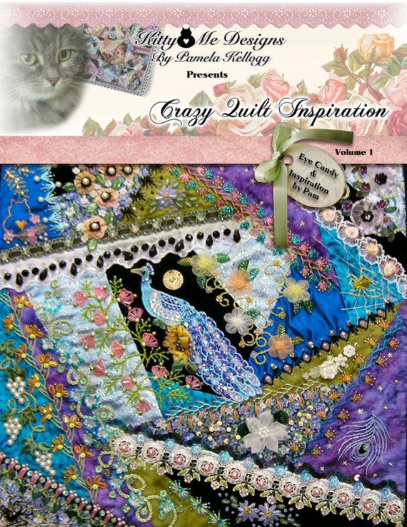 Crazy Quilt Inspiration by Pam Book