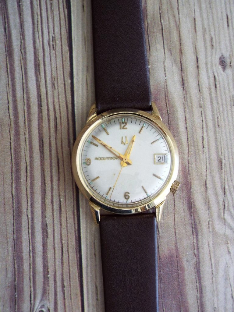 Vintage Gold Filled Bulova Accutron Wristwatch by