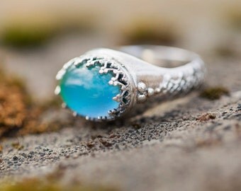 Sterling Silver Mood Ring/ Real Mood Ring/ Color Changing Ring/ Gypsy Jewelry/ Boho Ornate Ring/ Festival Jewelry/ Mood Stone