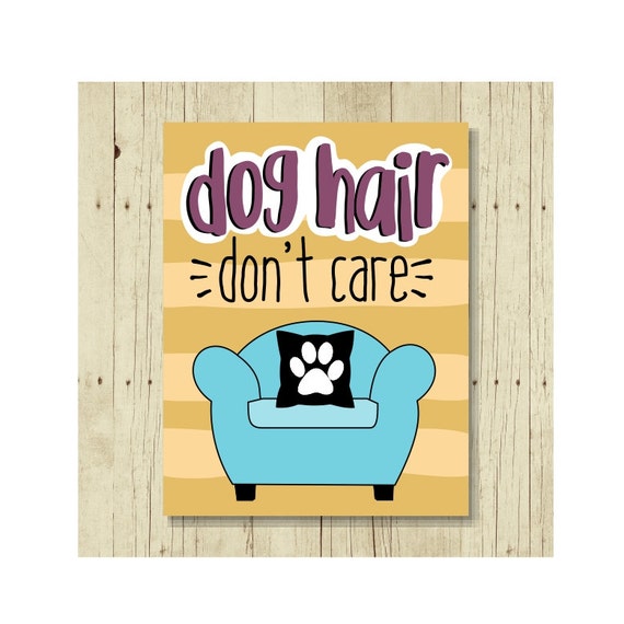 Dog Hair Don't Care Pet Gift Dog Dog