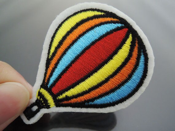 Hot Air Balloon Patches Iron on Patches or Sewing on Patch