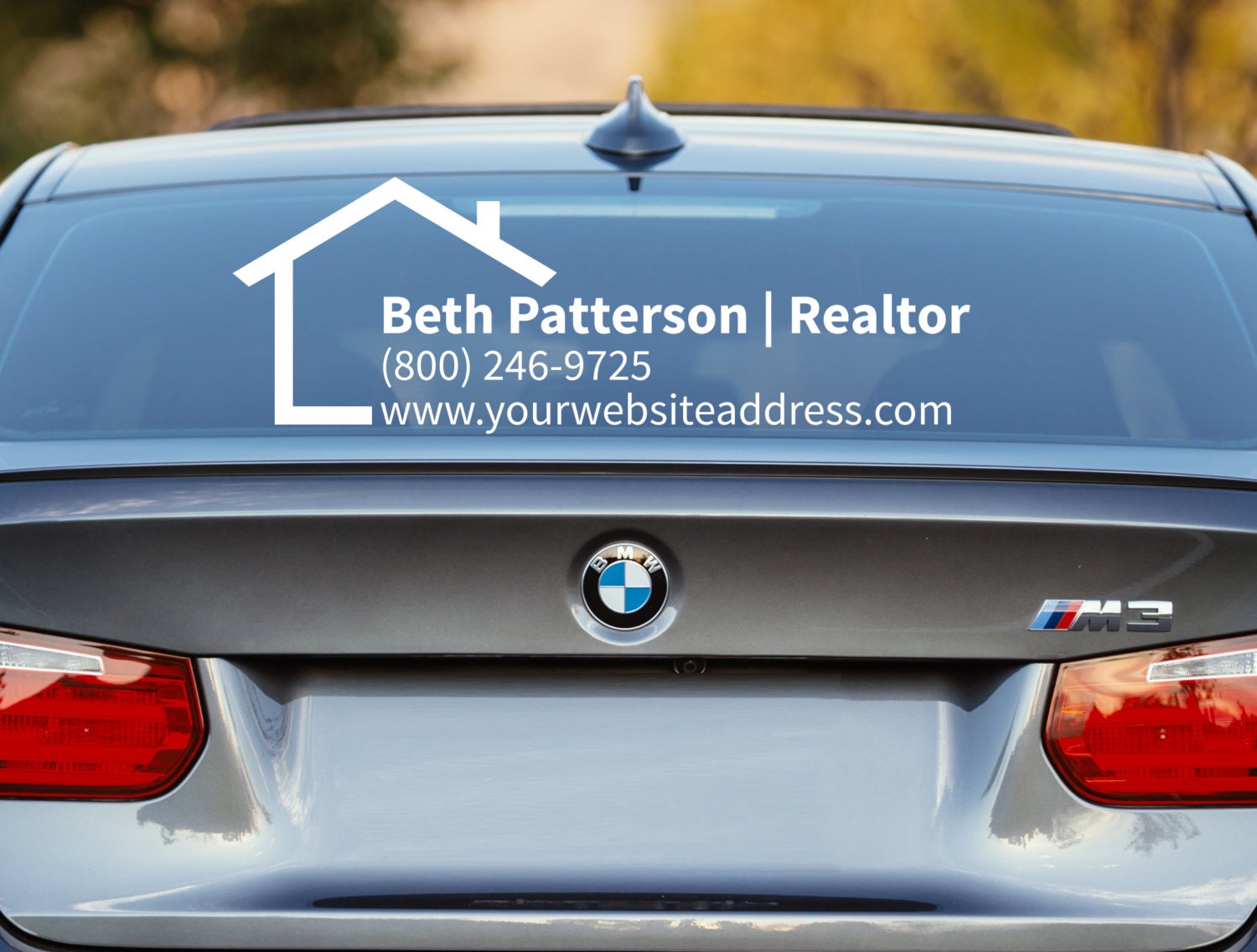 Realtor Decal Realtor Car Decal Real Estate Decal