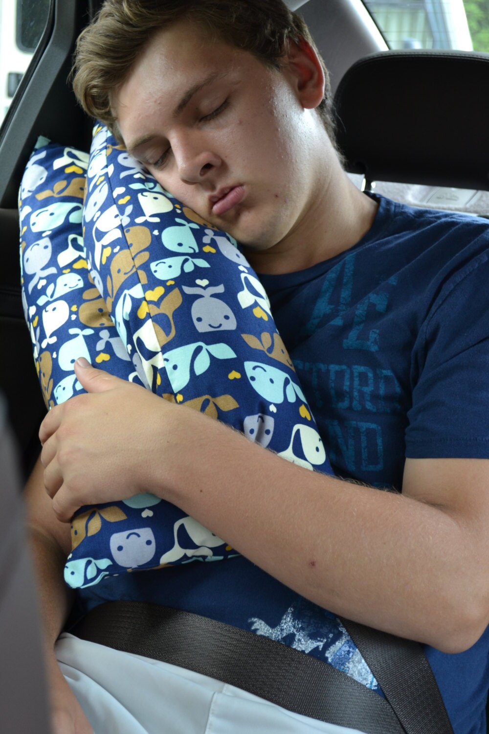 Travel Pillow Seat Belt Cover Present Gift Road Trip Camping