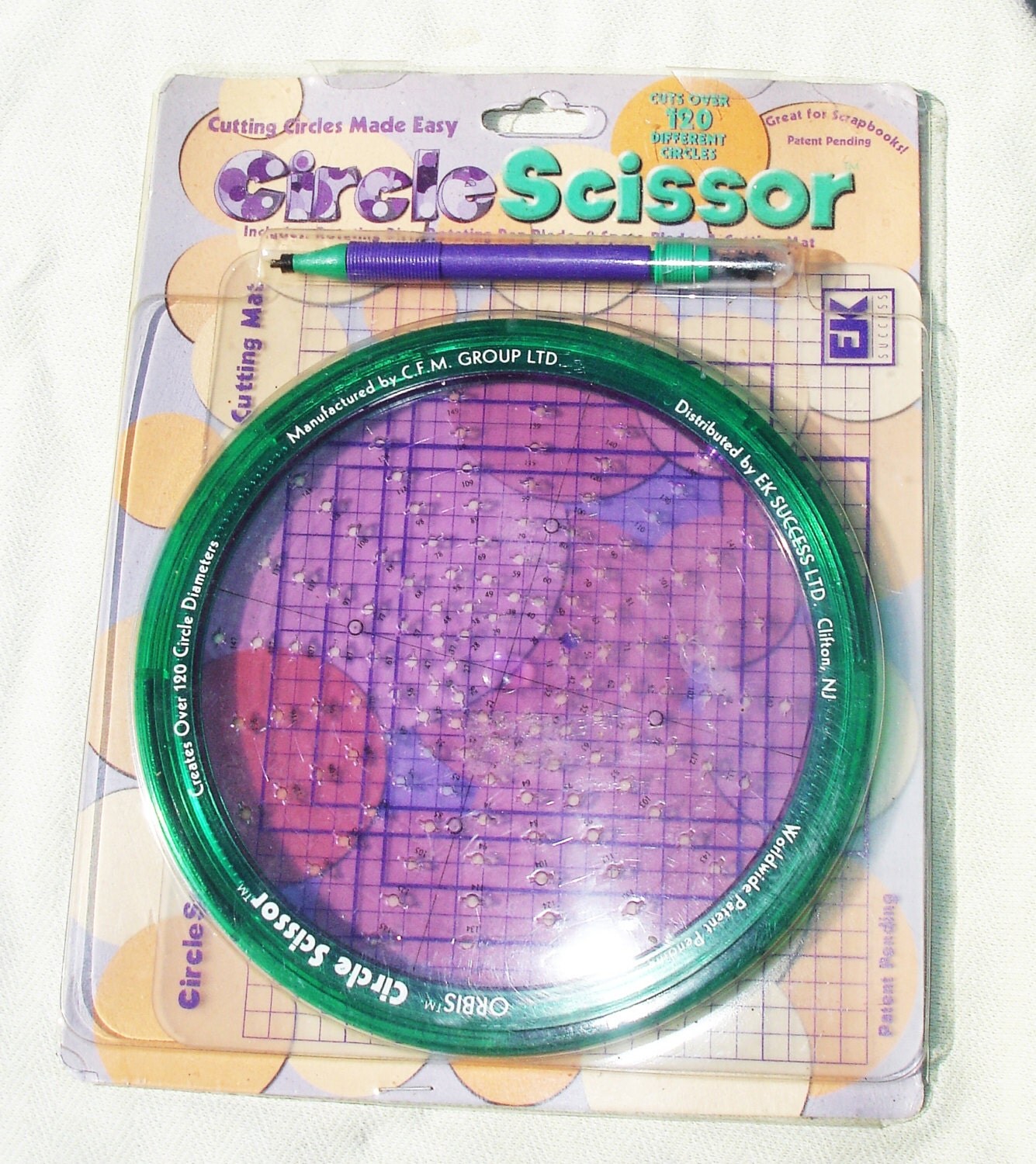 Orbis Circle Scissor by EK Success Cuts over 120 different