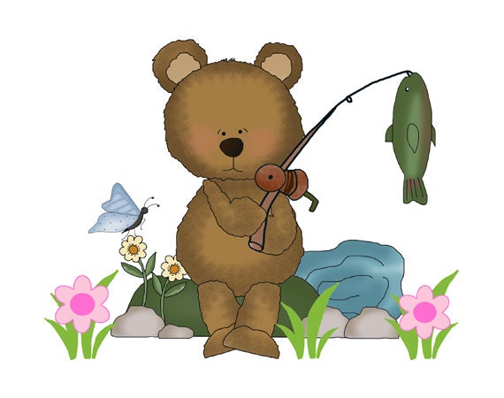 fishing teddy