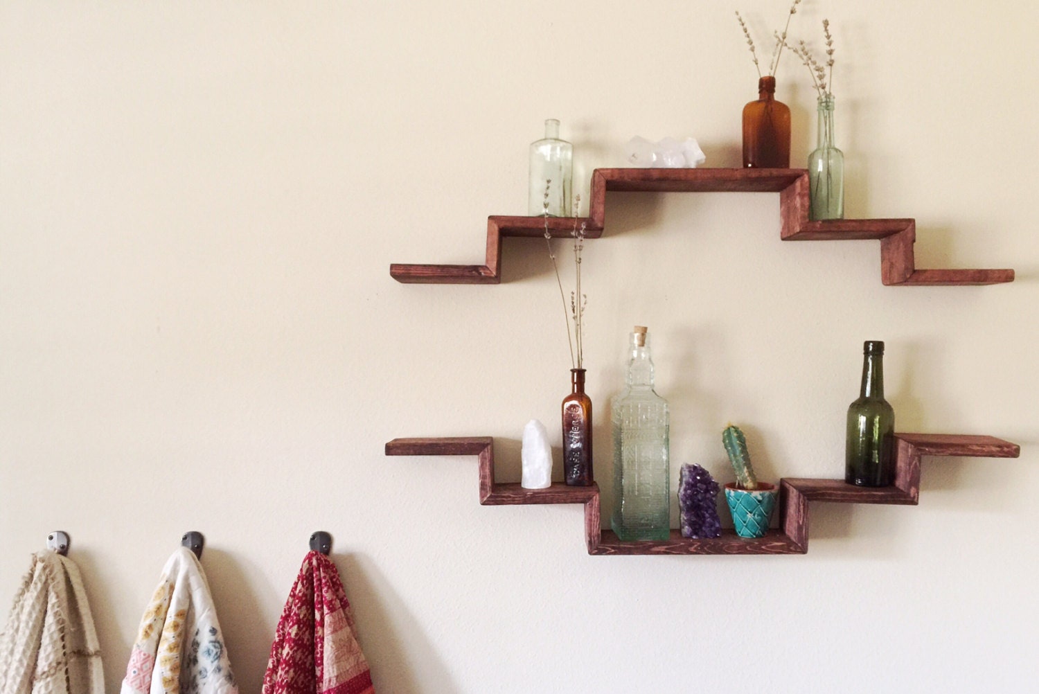 Geometric Floating Shelves small