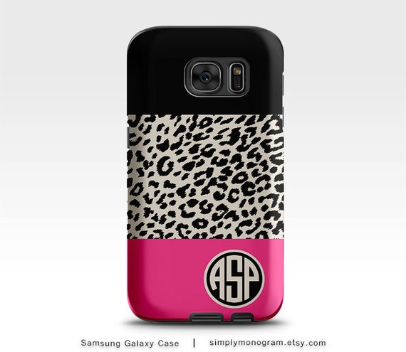Hot Pink and Black Animal Print Case