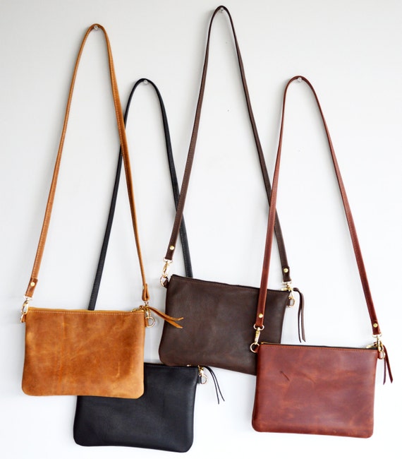 Leather crossbody bag / Minimalist bag / Small leather bag