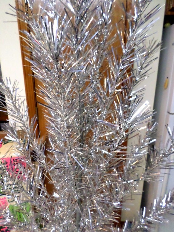 7 foot tree silver aluminum tree christmas tree 60s 7 foot tree silver aluminum tree christmas tree 60s