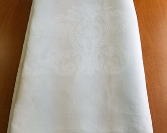 Vintage Damask Tablecloth #D24