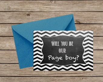 Will You Be Our Page Boy Card - The cutest way to ask !