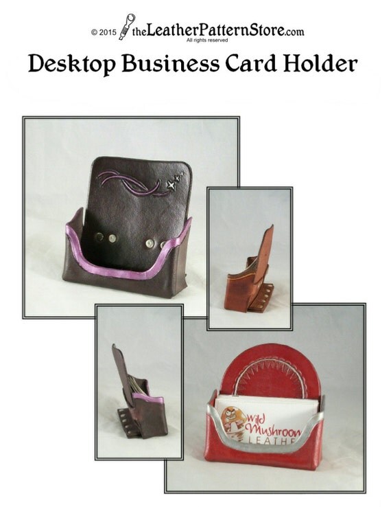 Business Card Holder leather pattern PDF pattern download