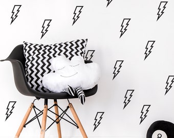 Lightning Wall Decal / Super Hero Wall Decal / Bolt sticker / Kids wall decal / Boys Wall Art / make your own / custom art / removable /gift