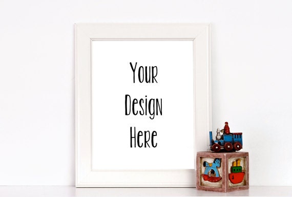 Download Nursery Print mockup white frame white frame mockup picture