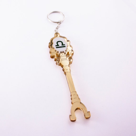 Fairy Tail Libra Celestial Spirit Zodiac Key Keyring by edenki