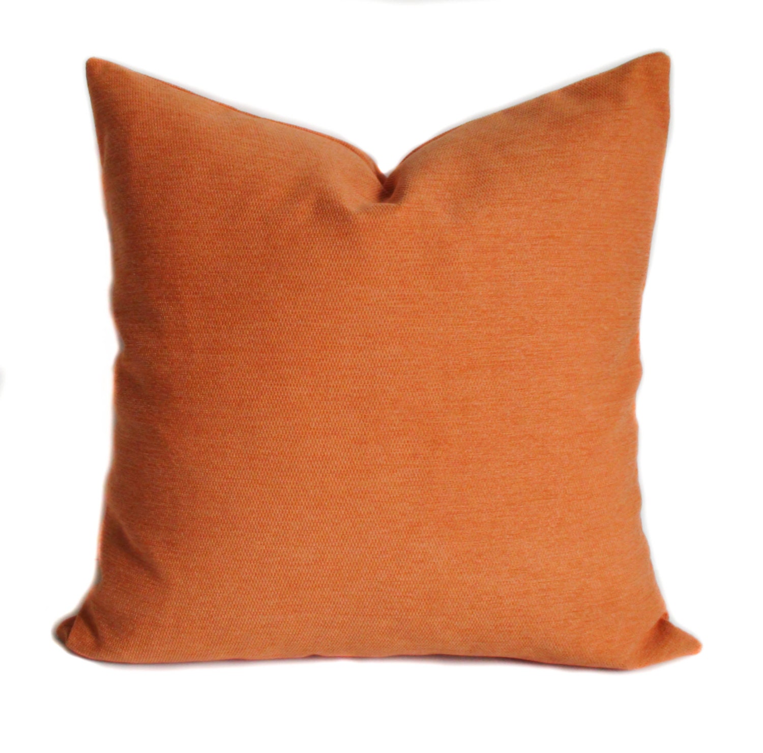 Orange pillow cover Orange pillows Throw pillow Couch