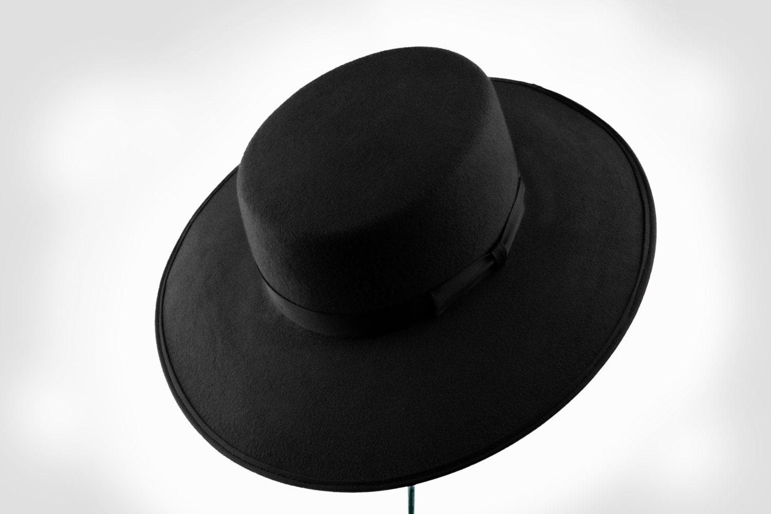 mens black bolero hat