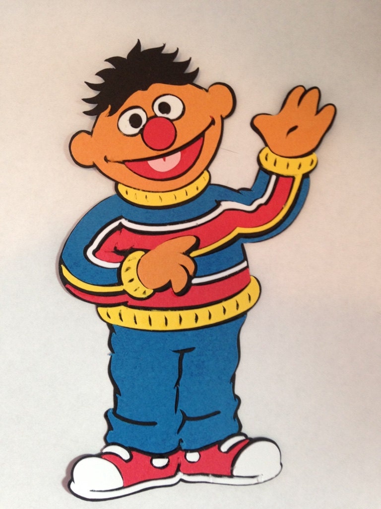 Sesame Street's Ernie Die Cut