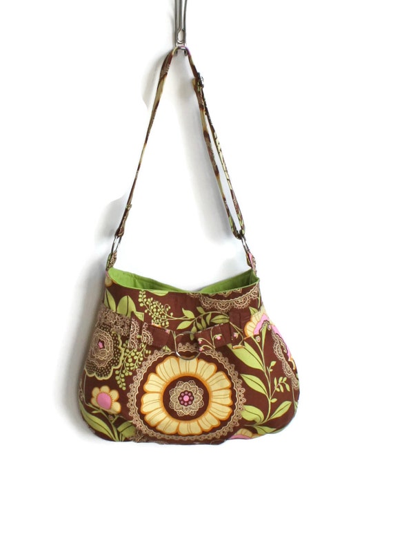 Hobo Bag Purse Sunflower Fabric Bag Handbag Fabric Shoulder