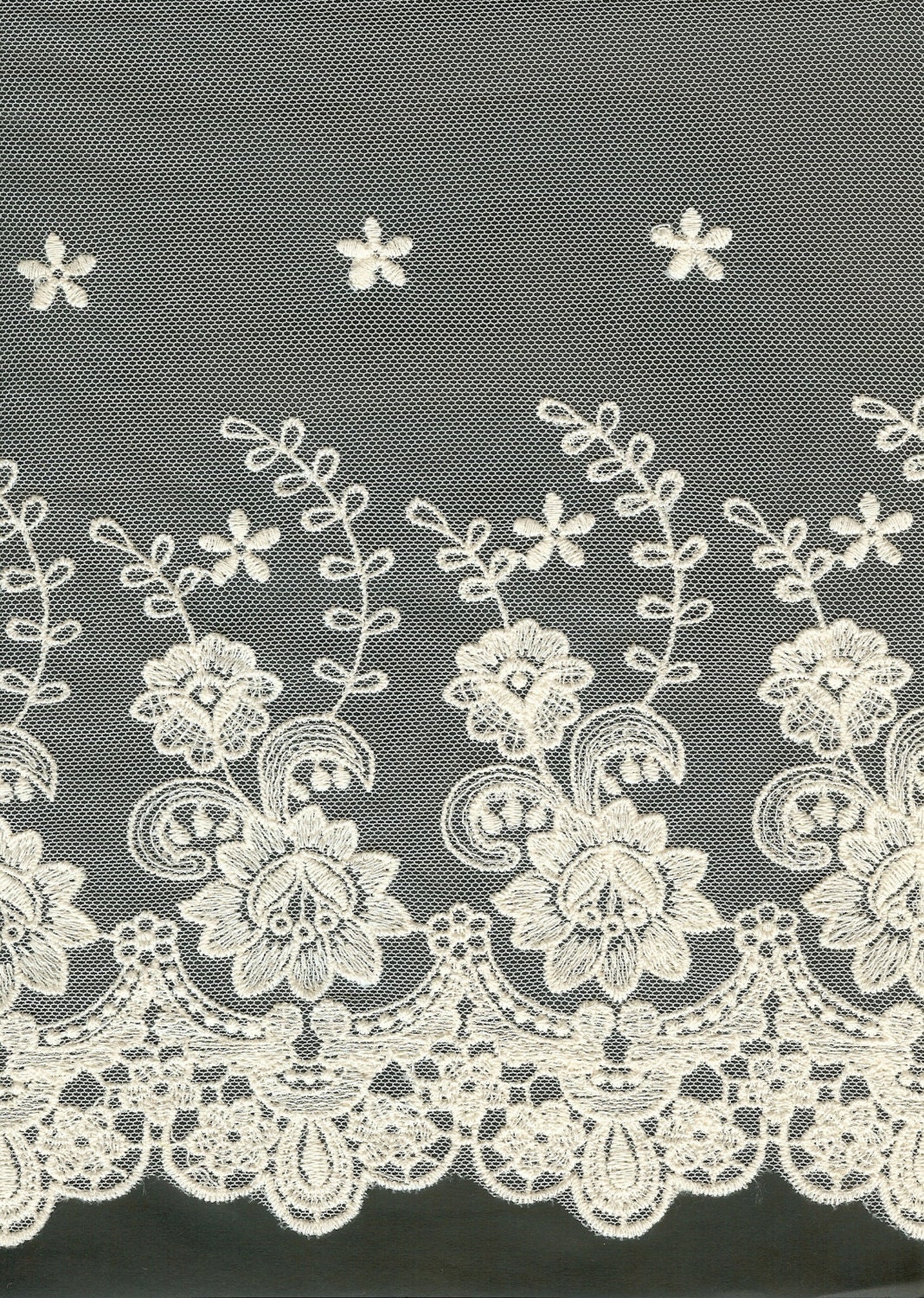 vintage style lace by the yard. wide vintage style lace.