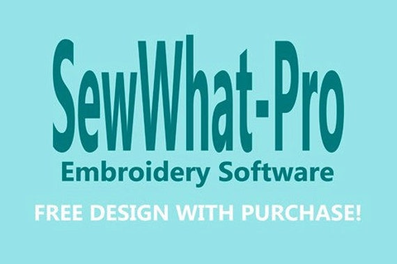 Sew what pro embroidery software