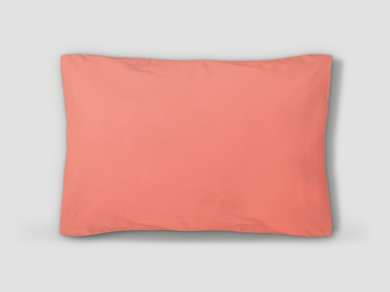 Coral Pillow Sham Pink Pillow Cover Standard Size Shams