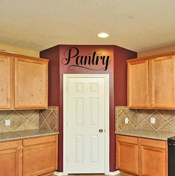 Kitchen Decor Pantry Decal Pantry Sign Family Wall Decor 