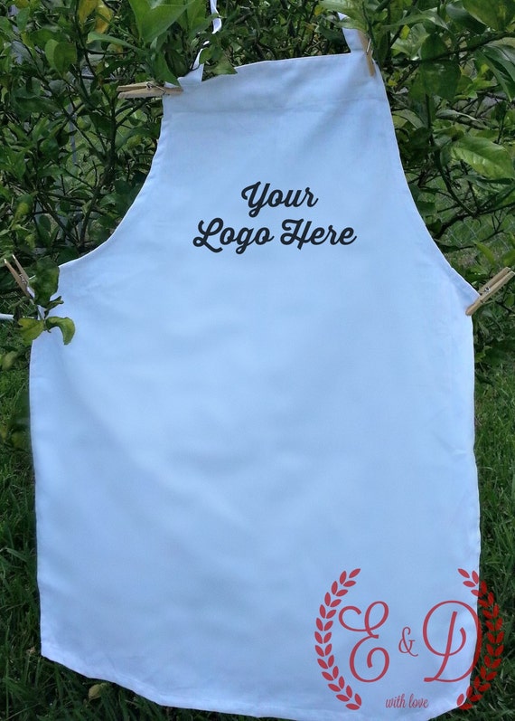 Logo Apron custom apronPersonalized Apron by EmbroideryNDesign