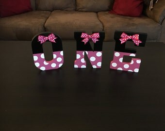 minnie mouse letters etsy