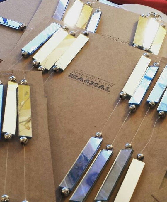 Mirror garland tree decoration garden decor patio by RoadSideRose