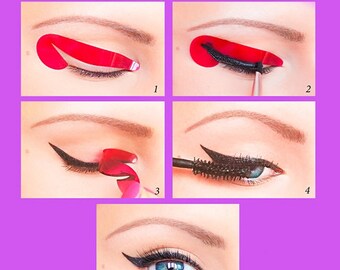 Quick Eyeliner Stickies Stencils Cosmetic Eye Makeup Tool MINI SET ORIGINAL