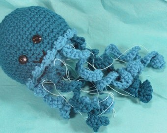 Blue jellyfish