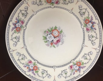 6 CAULDON ENGLAND VINTAGE China Dinner Plates