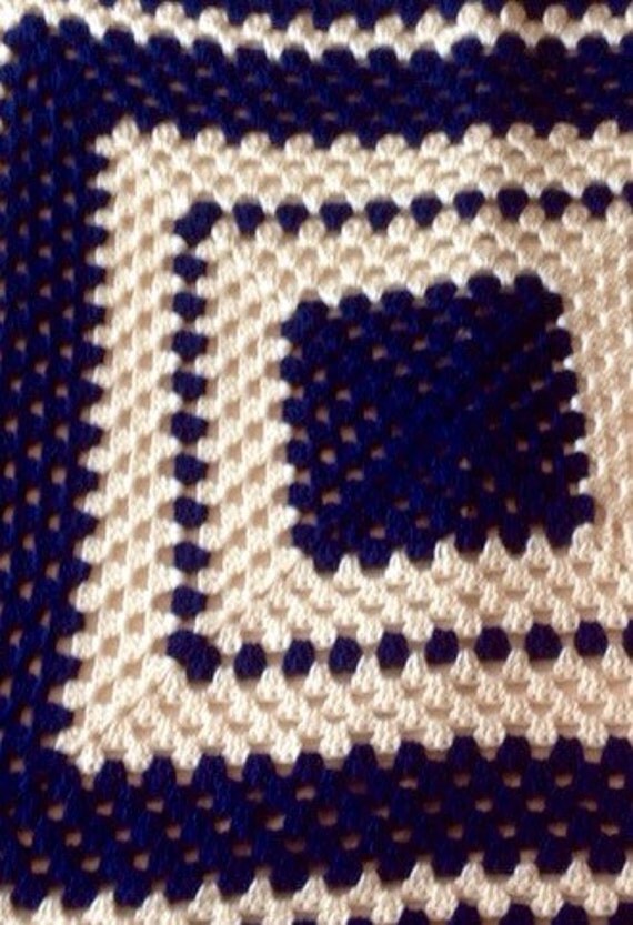 Sale Baby blanket hand crocheted afghan crib liner stroller