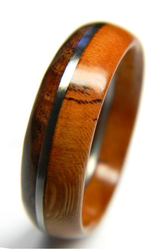 Alternative engagement rings wood