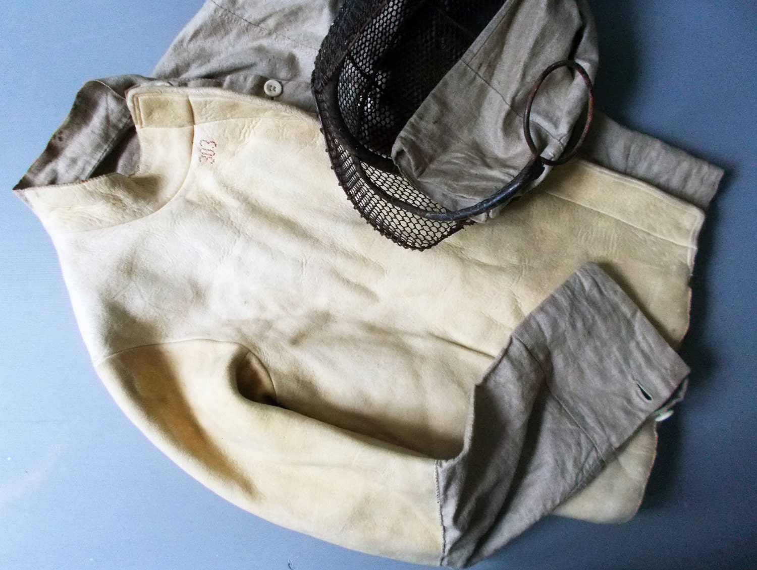 1800s Antique Fencing Jacket French Authentic Costume for