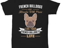 Unique french bulldog shirt related items | Etsy
