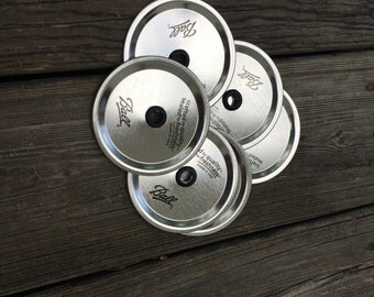 Grommets for mason jar lids/glitter dipped tumbler lid grommets/lids with grommets/grommets for straws/Multiple colors available. Grommets